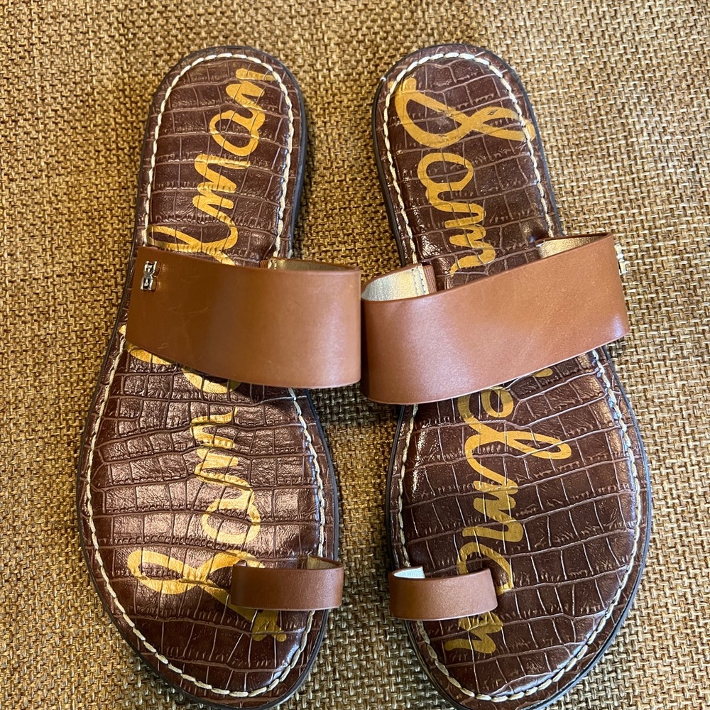 Sam Edelman camel sandals. Only work three times. Women 7.5 Wide